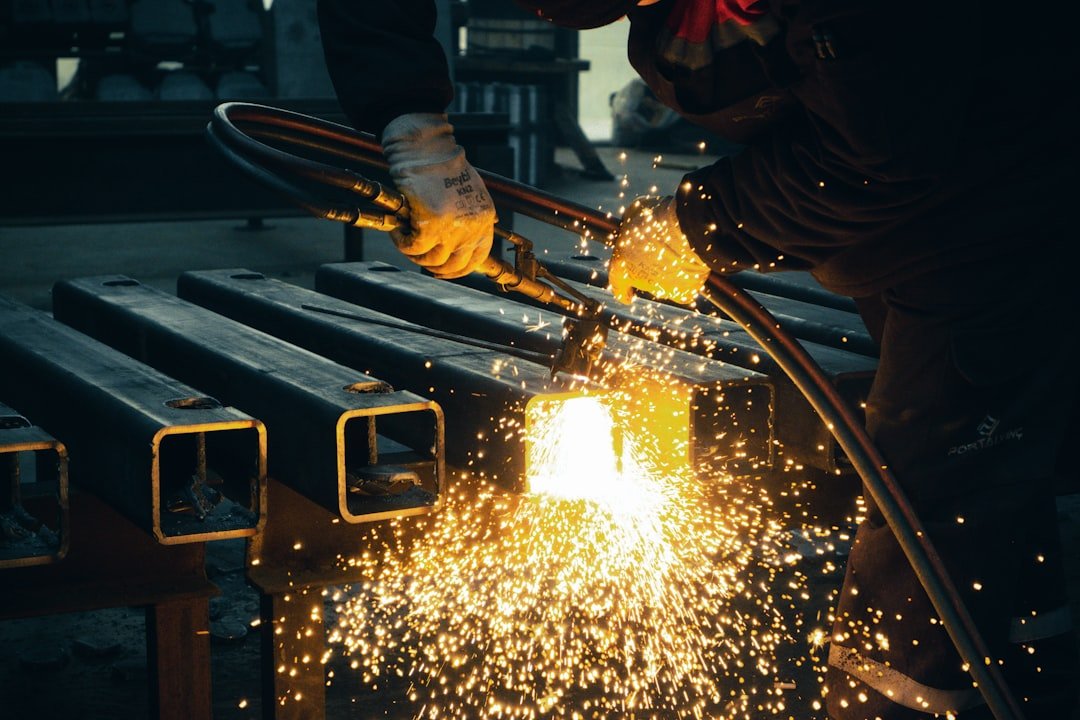 journey A man welding
